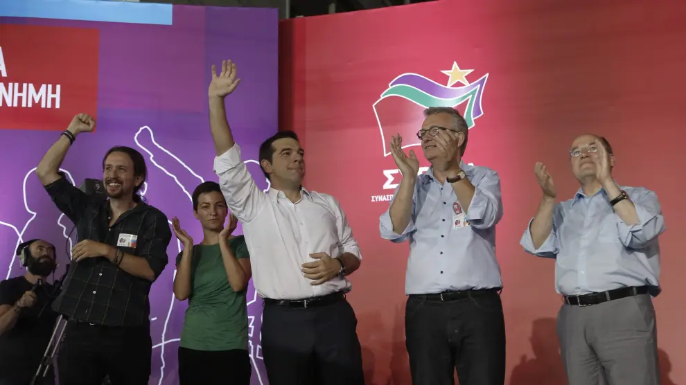 Mitin de Syriza, con Tsipras y Pablo Iglesias, este viernes