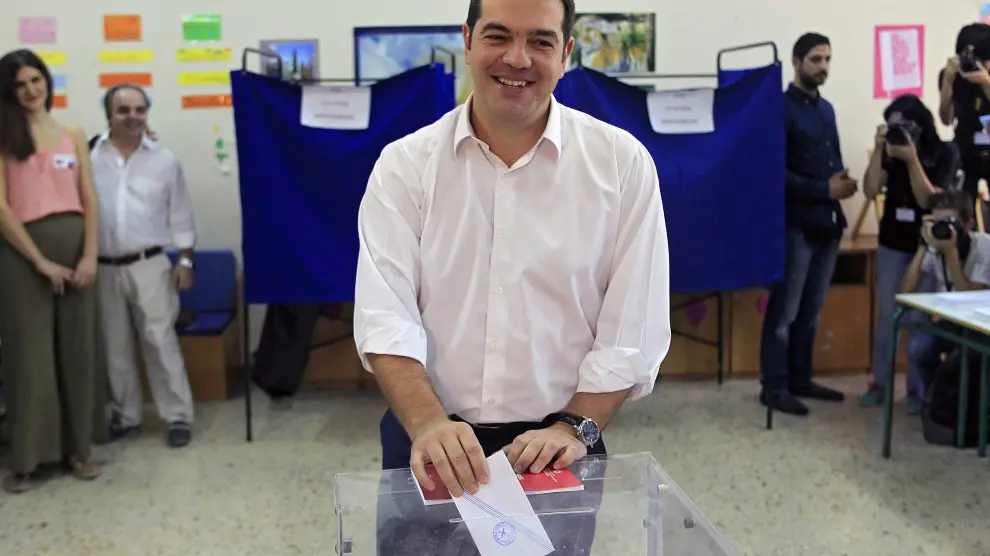 Tsipras se perfila como ganador.