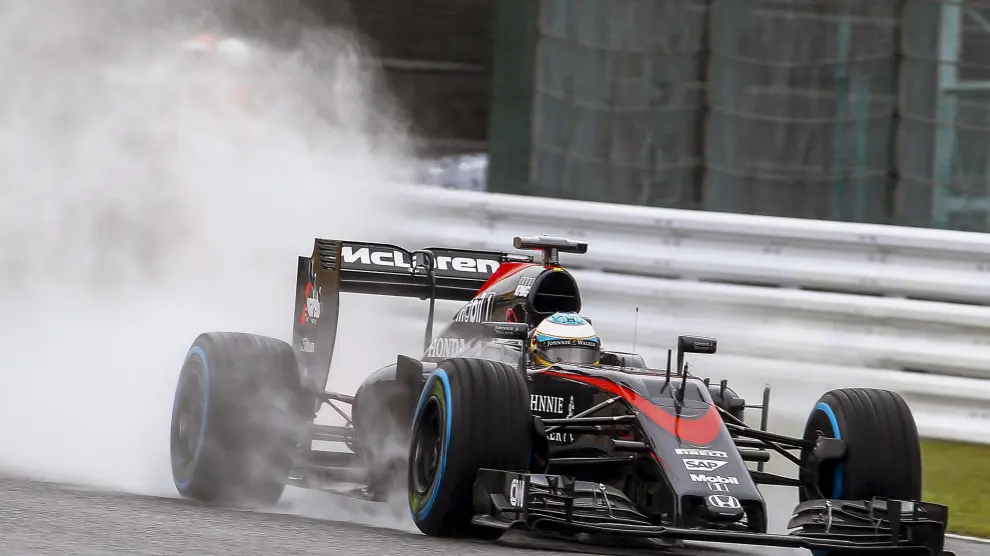 Fernando Alonso, en Suzuka, donde participa en el Gran Premio de Japón.