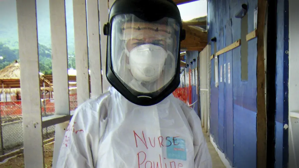 Fotografía de archivo que muestra a la enfermera Pauline Cafferkey, que colaboraba con 'Save the children' en un hospital de Sierra Leona.