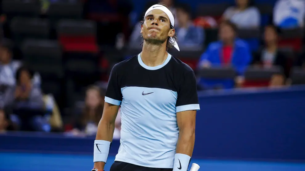 Nadal tras perder en semifinales de Shanghái ante Tsonga.