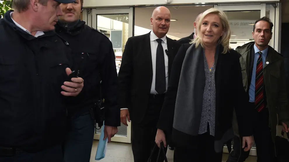 La presidenta del ultraderechista Frente Nacional (FN), Marine Le Pen.