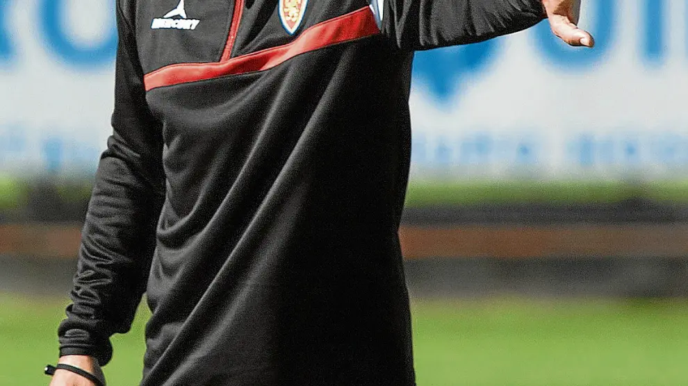 Ranko Popovic, ayer, en el entrenamiento en la Ciudad Deportiva.