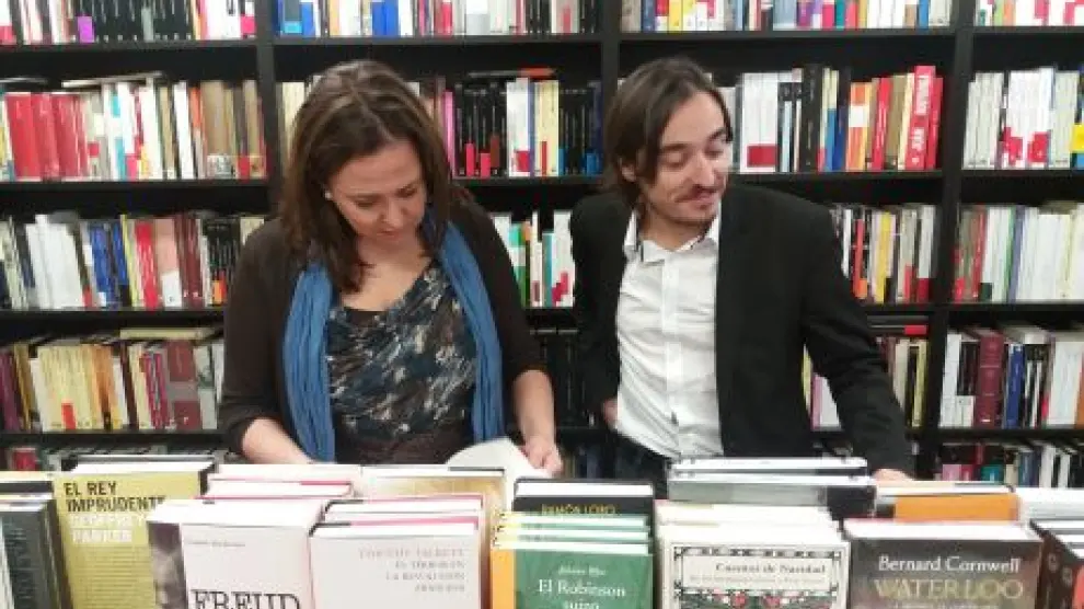 Mayte Pérez y Nacho Escuín, han participado en la V Edición del Día de las Librerías.