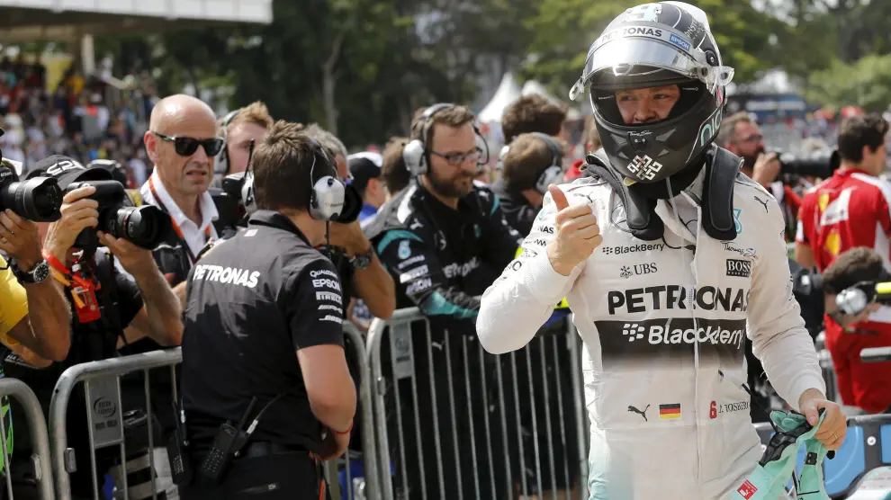 Rosberg, tras la clasificación