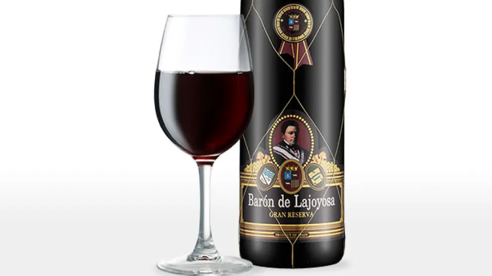 Dos cajas de vino Barón de Lajoyosa Gran Reserva 2005.