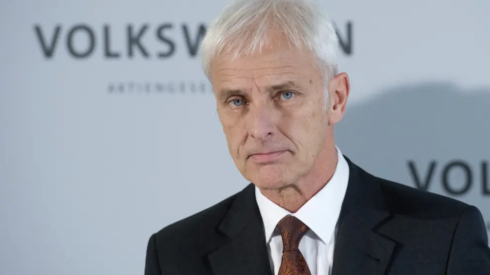 El presidente de la junta directiva Volkswagen, Matthias Müller, imagen de archivo.