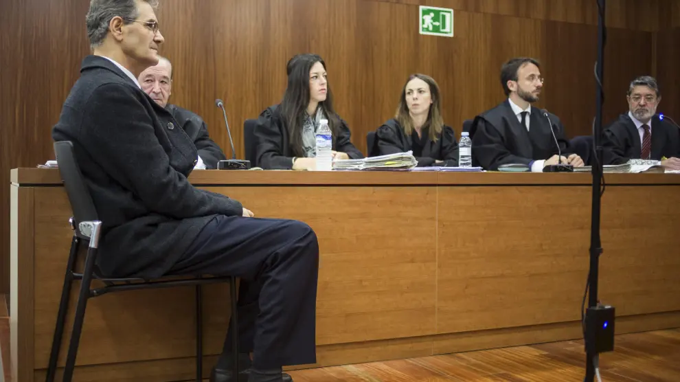 Antonio Losilla, durante una de las sesiones del juicio celebrado en la Audiencia Provincial.
