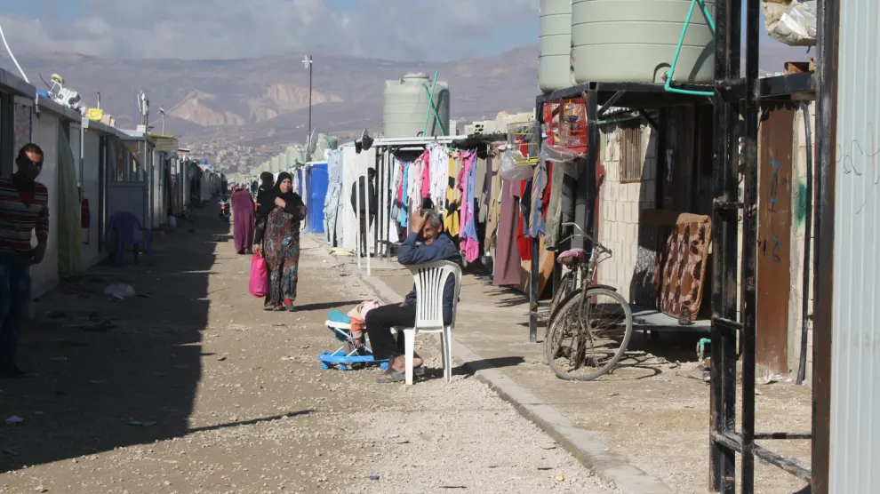 Campo de refugiados de Al Auda, en el que está trabajando actualmente Cives Mundi.