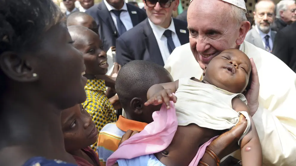 El papa Francisco en Bangui.