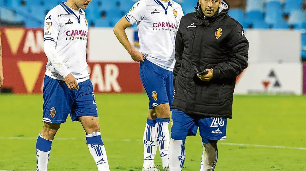 Abraham, el filial Olaortúa y Jorge Díaz, tres jugadores con vitola de suplentes en lo que va de liga.