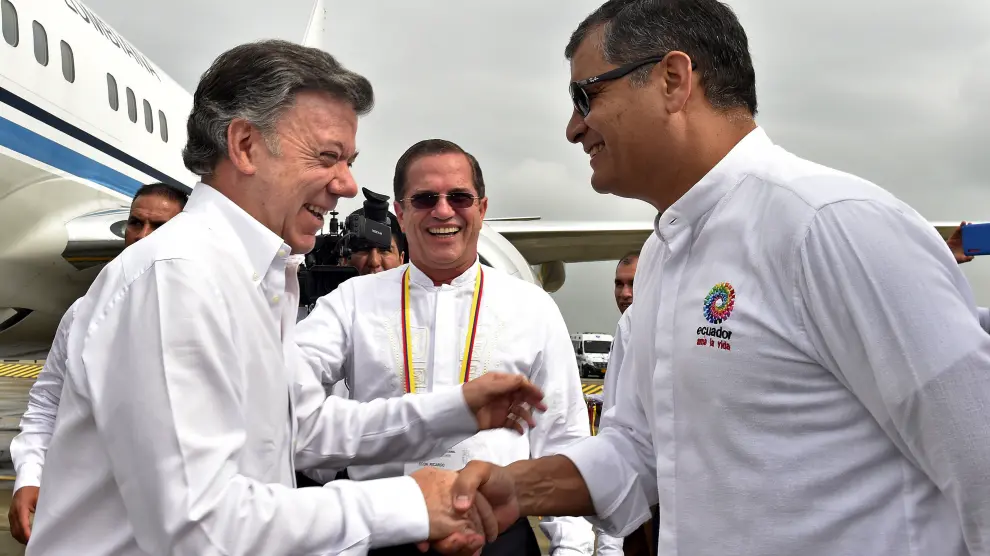 Firma del acuerdo del gobierno colombiano y las FARC