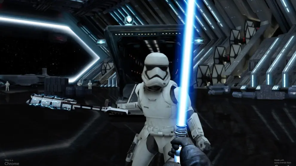 Juego de Google convierte el teléfono móvil en la espada láser de "Star Wars"