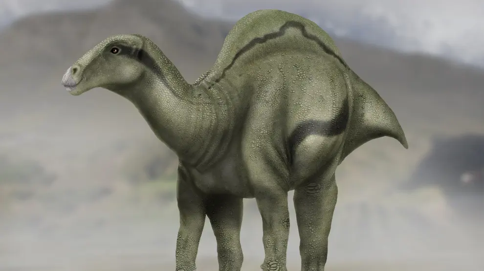Recreación del dinosaurio denominado 'Morelladon beltrani'.