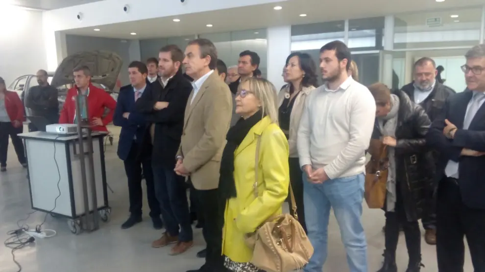 Rodríguez Zapatero tenía pendiente una visita a Alcañiz desde hace años.