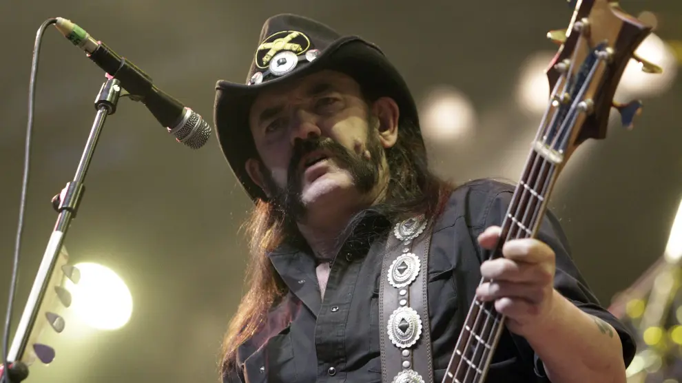 El cantante y líder de Motörhead, Lemmy Kilmister.