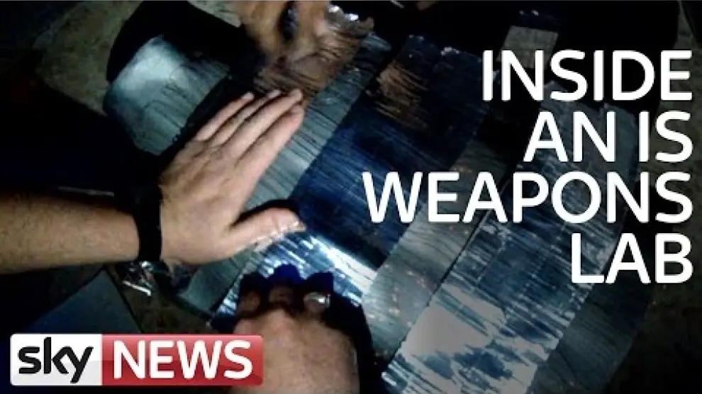 Publican un vídeo de un laboratorio secreto de armas del Estado Islámico