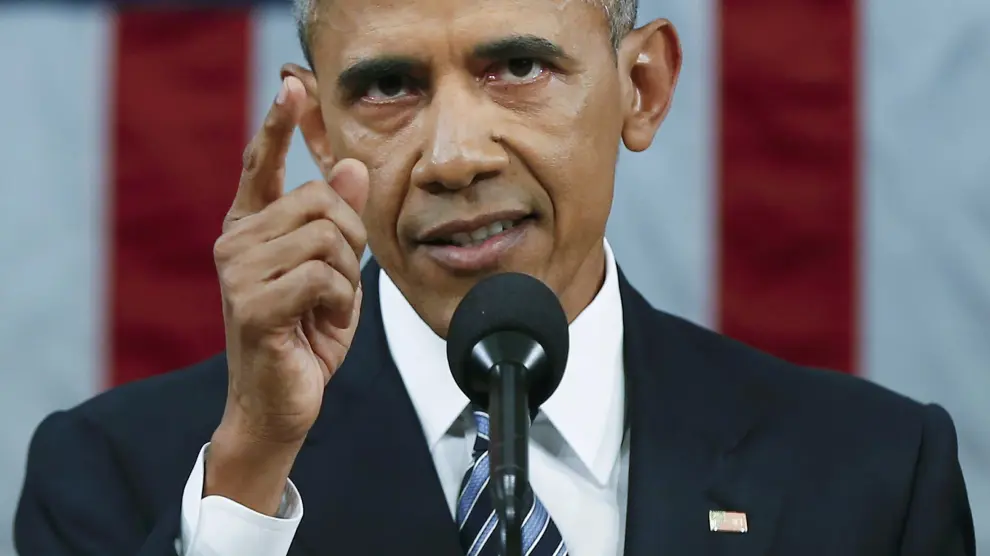 El presidente Barack Obama durante su discurso.