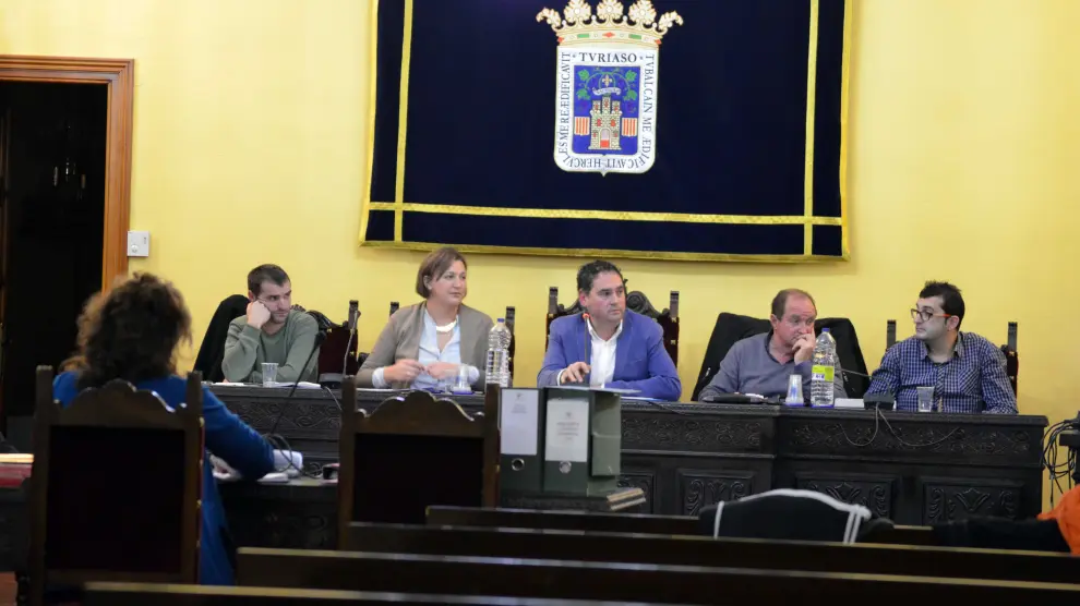 El consejo comarcal se celebró en el salón de plenos del ayuntamiento de Tarazona.