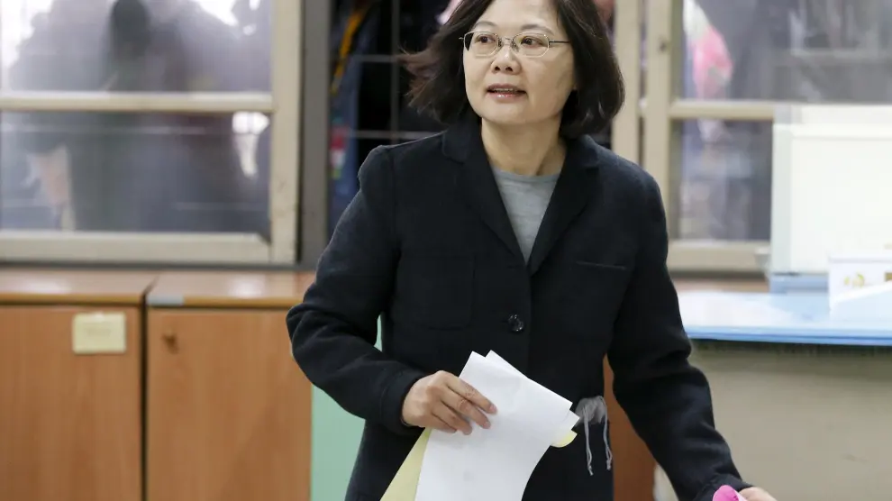 Tsai Ing Wen, profesora universitaria elegida presidenta de Taiwan.