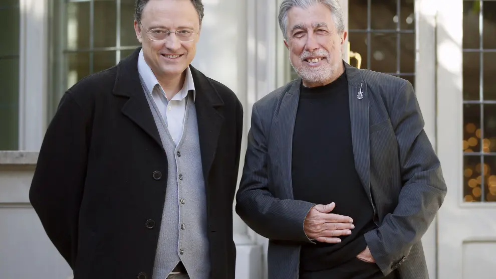 Luis Leante y Jordi Sierra i Fabra