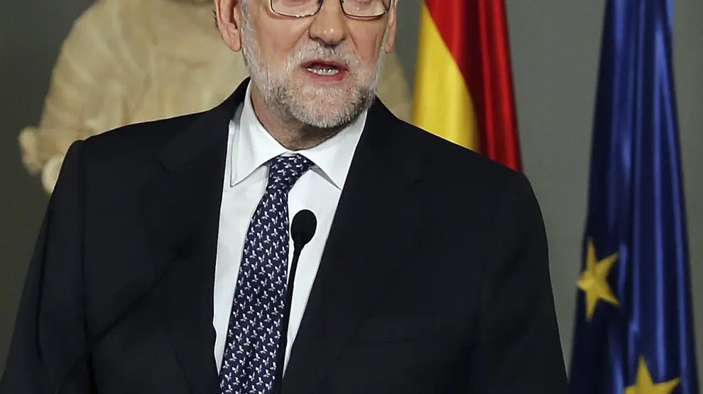 Mariano Rajoy en un acto este jueves.