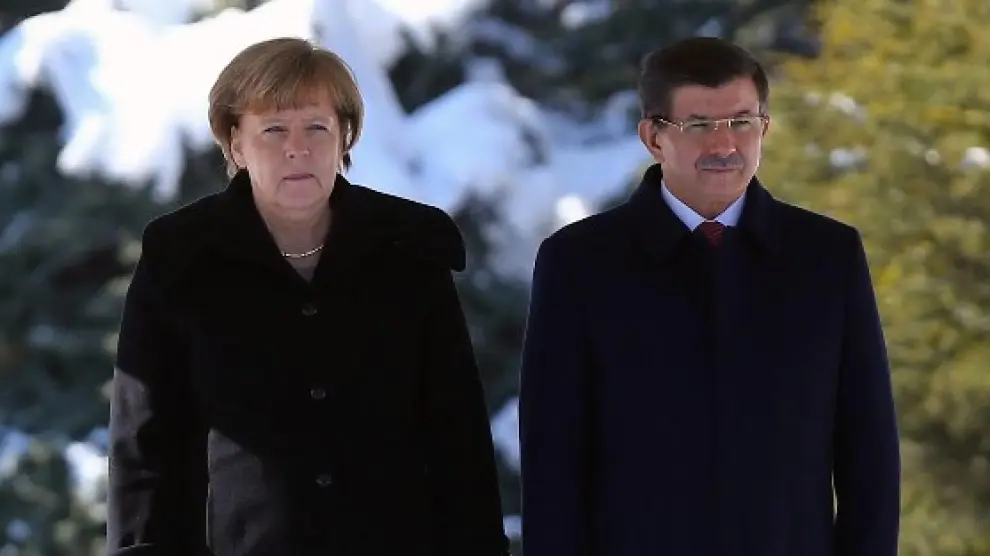 Angela Merkel está de visita en Turquía