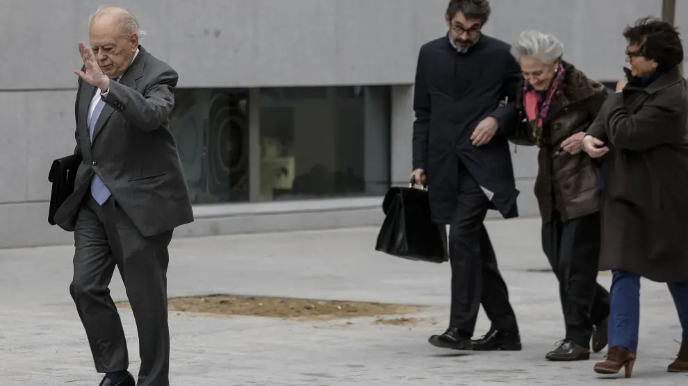 El expresidente catalán Jordi Pujol y su esposa Marta Ferrusola