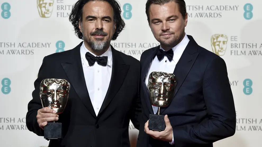 Iñárritu junto al protagonista de 'El Renacido', Leonardo DiCaprio.