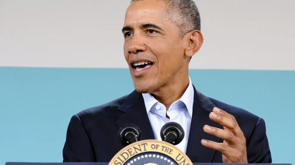 Obama durante una conferencia de prensa en el último día de la cumbre US-ASEAN en Sunnylands.