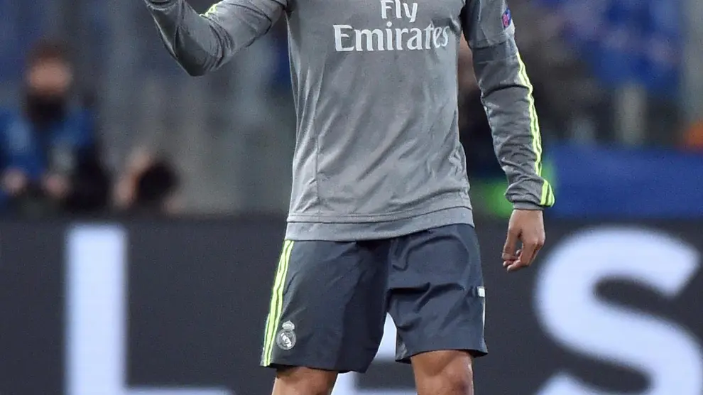 Cristiano Ronaldo celebra la victoria lograda ante la Roma.