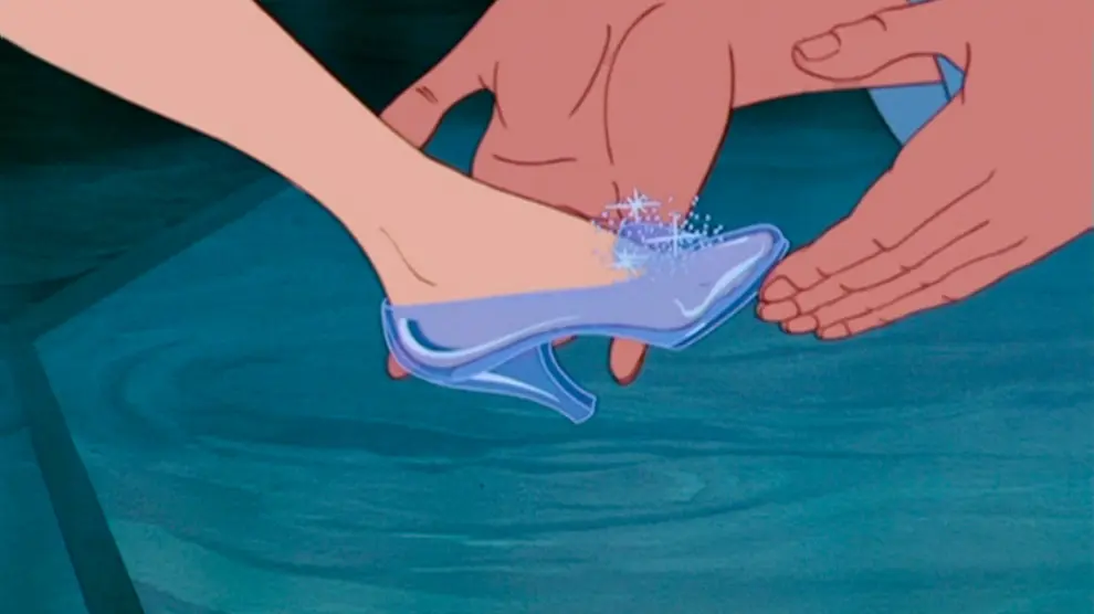 Zapato de cristal de Cenicienta, de Disney