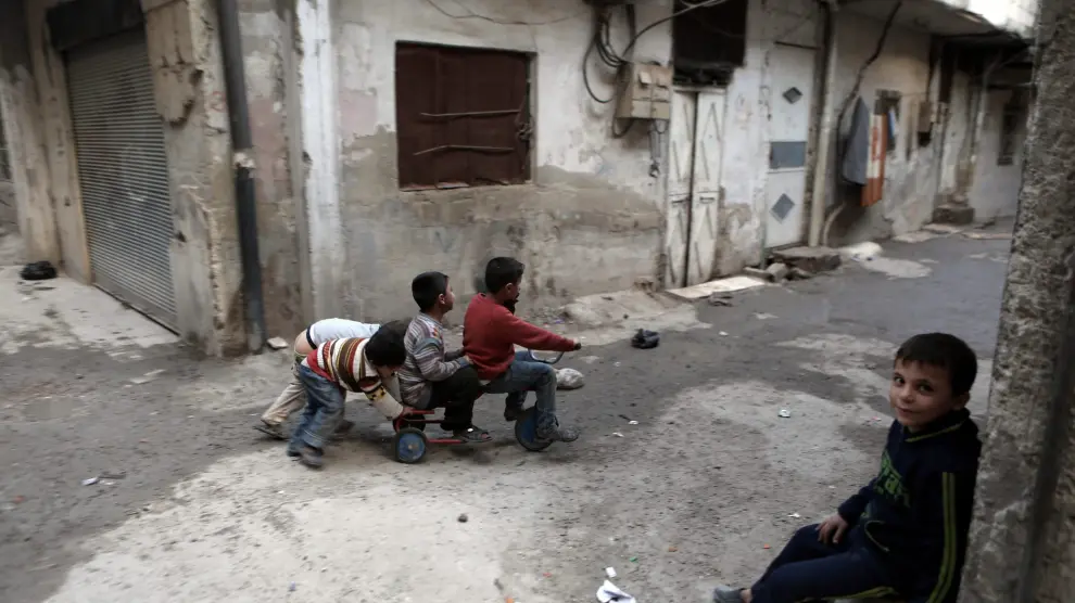 Los niños vuelven a la calle en Siria, imagen de archivo.