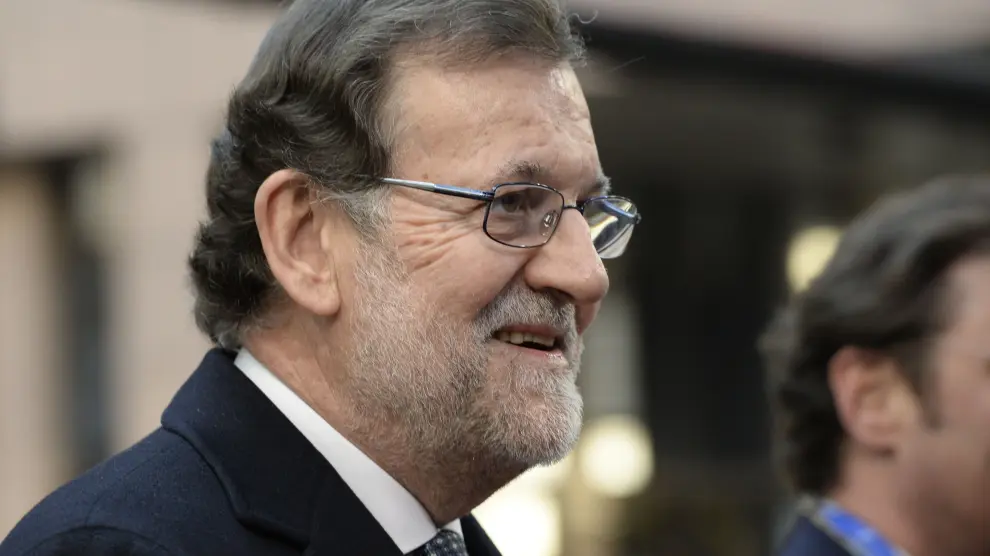 Mariano Rajoy durante el Consejo Europeo en Brusela