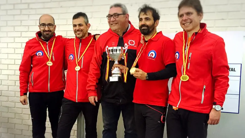 El Club Hielo Jaca, campeón de España de curling