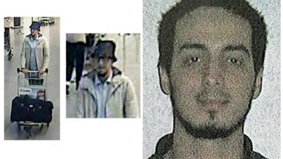 El tercer sospechoso, identificado como Najim Laachraui.