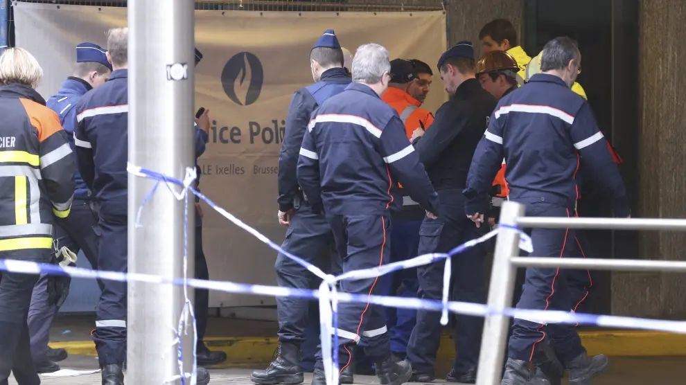 El metro de Bruselas pocos días después del atentado.