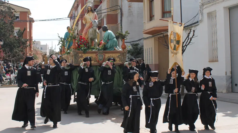 Una imagen de la Semana Santa en el Bajo Aragón
