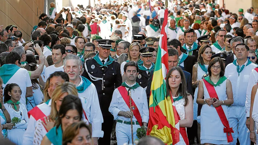 La procesión de San Lorenzo, una excepción.