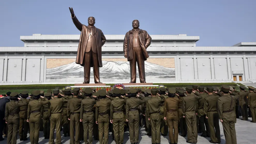 104 aniversario del nacimiento del fundador del país, Kim Il-sung.