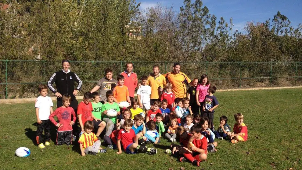 Escuela de rugby en Huesca