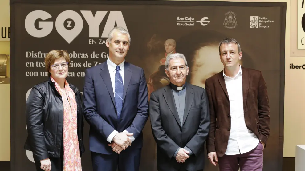 Presentación de la entrada única para los tres espacios de Goya en Zaragoza
