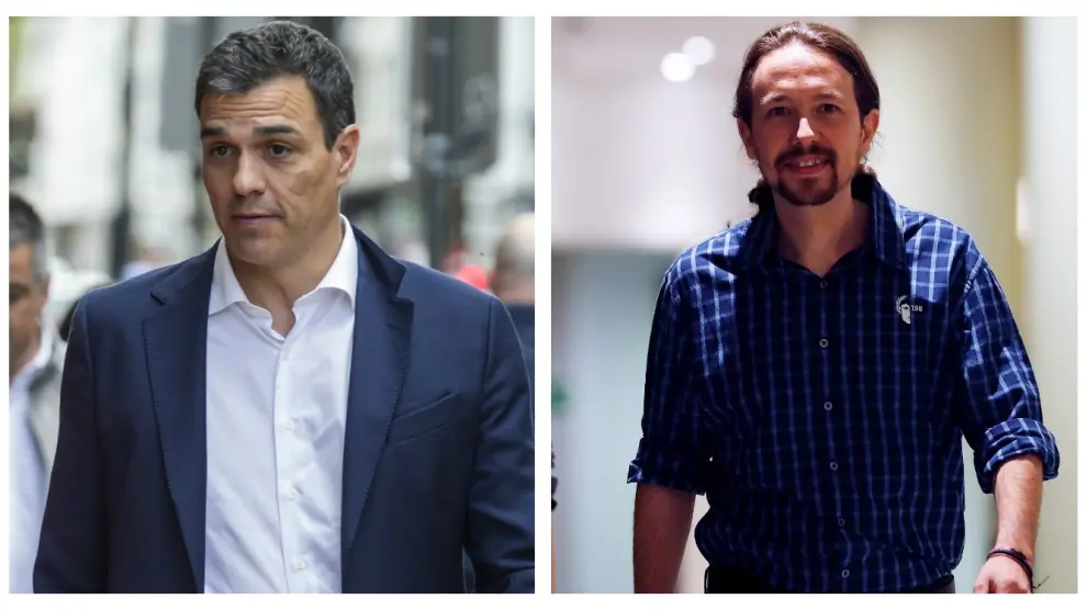 Combo de imégenes de Rajoy, Sánchez, Iglesias y Rivera.
