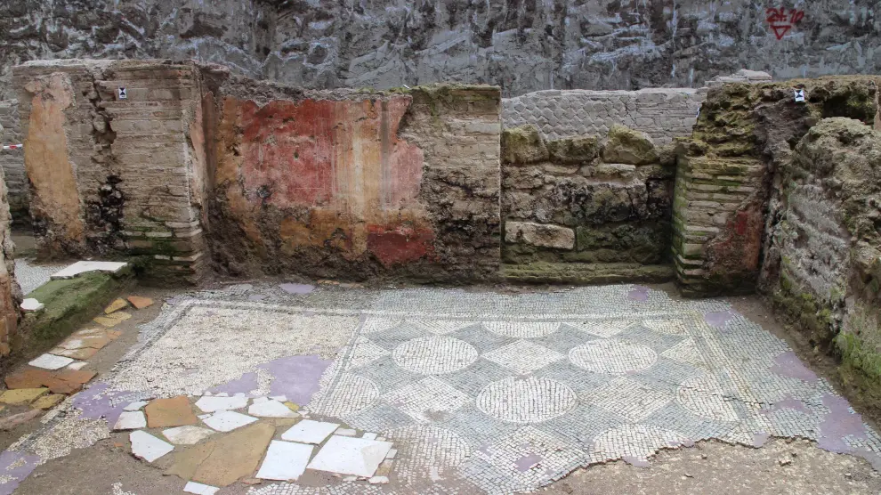 Uno de los mosaicos descubiertos.