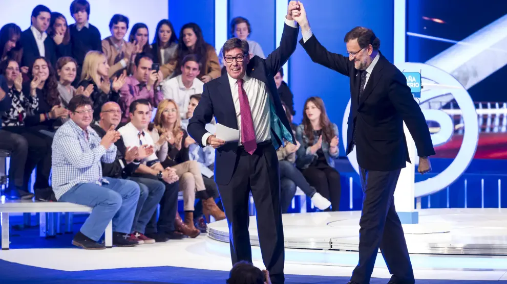 Rajoy y Aliaga, durante las pasadas elecciones generales