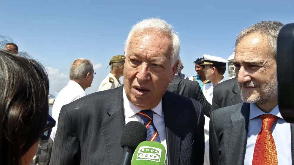 García Margallo, durante su visita a cuba