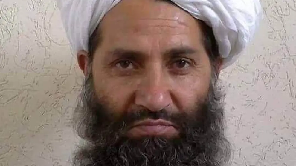 El nuevo jefe de los talibanes, el mulá Haibatullah.
