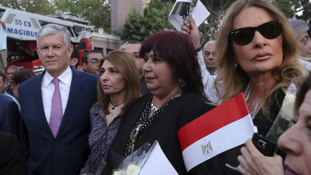 ?Decenas de personas marchan en El Cairo en homenaje a las víctimas del avión de Egyptair