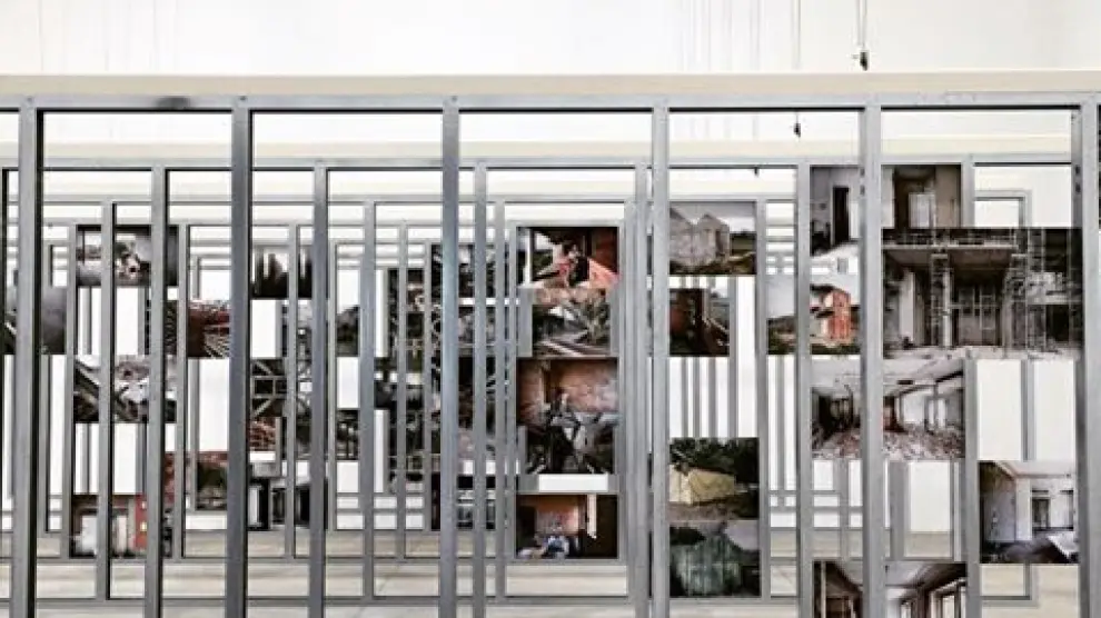 Imagen del pabellón de España en la Bienal de Arquitectura de Venecia.