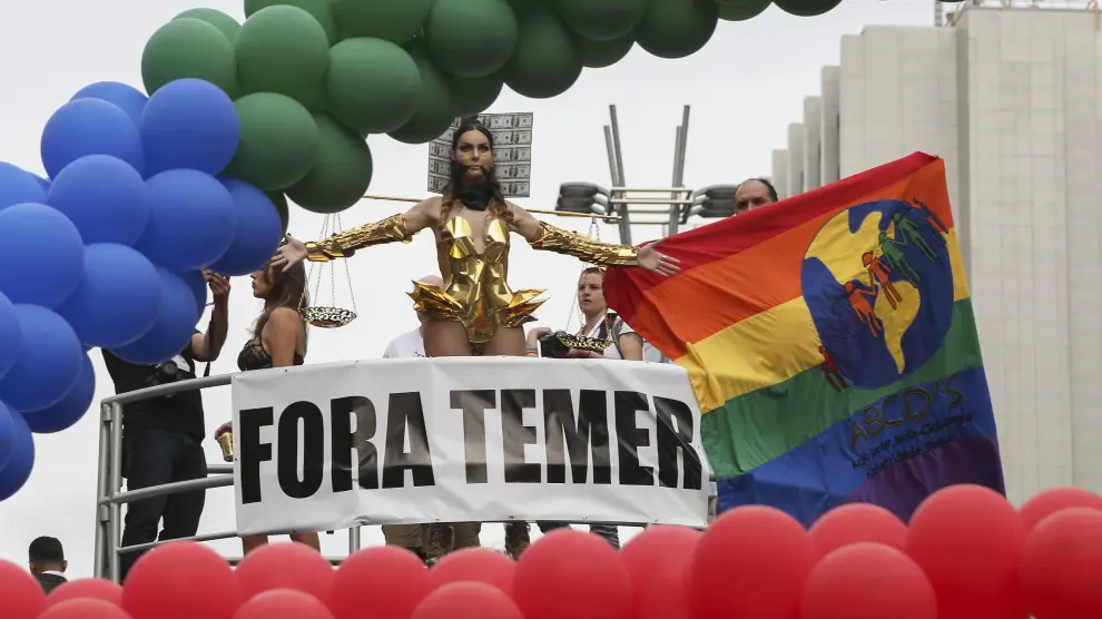 Desfile del orgullo Gay de Sao Paulo